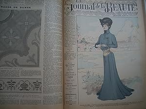Le JOURNAL de la BEAUTÉ Journal des Dames et des Jeunes filles - année 1900 complète