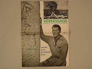 VERNISSAGE. Kunst . Kritik . Kontakte. No. 3 - april 1960 (cover BERNARD BUFFET) HANS HARTUNG. YV...