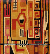 (Auction Catalogue) Sotheby Parke- Bernet, May 10, 1980. FINE PRE-COLUMBIAN ART