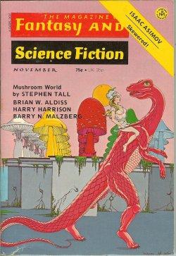 Imagen del vendedor de The Magazine of FANTASY AND SCIENCE FICTION (F&SF): November, Nov. 1974 a la venta por Books from the Crypt