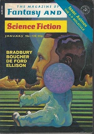 Imagen del vendedor de The Magazine of FANTASY AND SCIENCE FICTION (F&SF): January, Jan. 1972 a la venta por Books from the Crypt