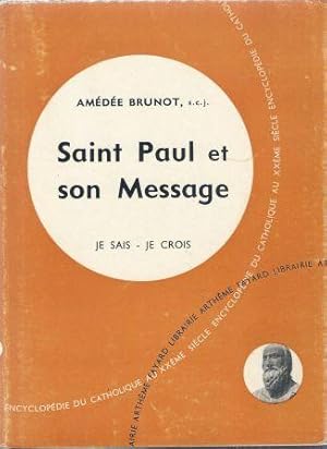 Image du vendeur pour Saint Paul et son message mis en vente par LES TEMPS MODERNES