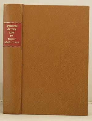 Seller image for Memoirs of the Life of Simon Lord Lovat; written by himself, in the French language; and now first translated from the original manuscript for sale by Leakey's Bookshop Ltd.