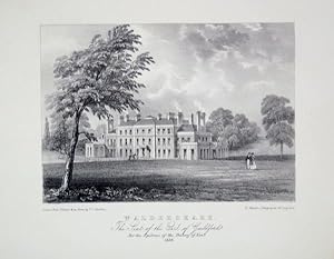 Original Single Lithograph Illustration from The Epitome of the History of Kent By C. Greenwood, ...