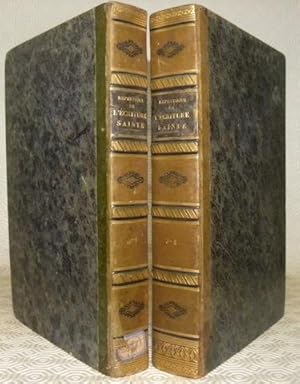 Bild des Verkufers fr Rpertoire universel et analytique de l'Ecriture Sainte. 2 volumes. zum Verkauf von Bouquinerie du Varis