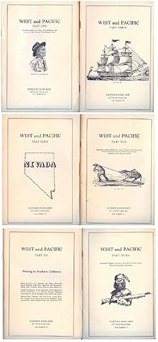 Image du vendeur pour Dawson's Book Shop Catalogues No. 198, 207, 208, 210, 212 & 216, West and Pacific Series (6 catalogues) mis en vente par George C. Baxley