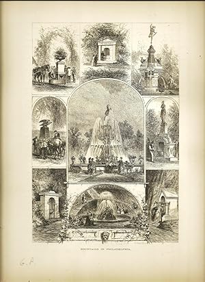 Seller image for Fountains In Philadelphia, Illustration for sale by Legacy Books II