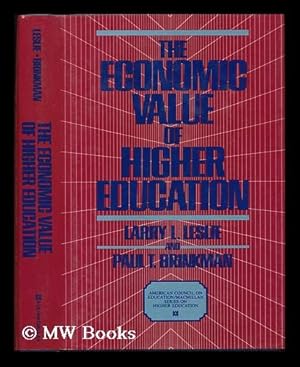 Seller image for The Economic Value of Higher Education for sale by MW Books Ltd.