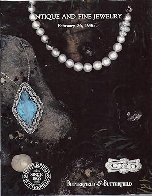 Butterfield & Butterfield Antique and Fine Jewelry February 26, 1986 Sale 3647J