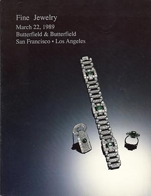 Butterfield & Butterfield Fine Jewelry March 22, 1989 Sale 2051 J