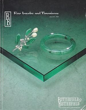 Butterfield & Butterfield Fine Jewelry and Timepieces June 20, 1991 Sale 4566J