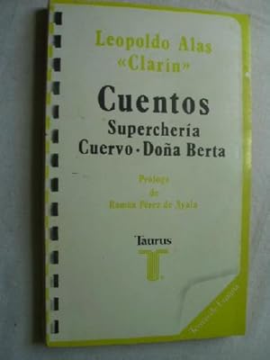 Imagen del vendedor de SUPERCHERA/ CUERVO/ DOA BERTA a la venta por Librera Maestro Gozalbo