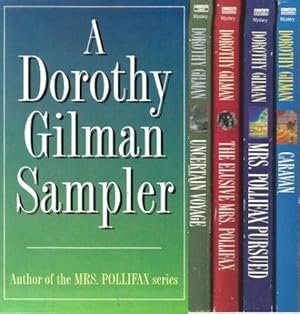 Seller image for A DOROTHY GILMAN SAMPLER : Caravan / Mrs. Pollifax Pursued / Uncertain Voyage / The Elusive Mrs. Pollifax for sale by Grandmahawk's Eyrie