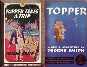 Seller image for Thorne Smith grouping: "Topper" - with "Topper Takes a Trip" -(the 2 volume "Topper" series from Pocket Books)- for sale by Nessa Books