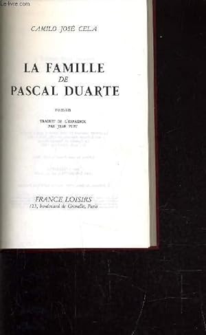 Bild des Verkufers fr LA FAMILLE DE PASCAL DUARTE. zum Verkauf von Le-Livre