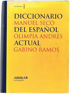 Seller image for DICCIONARIO DEL ESPAOL ACTUAL. 2 Tomos for sale by Librera Torren de Rueda