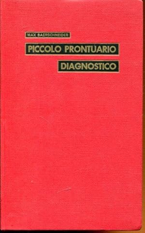 Bild des Verkufers fr Piccolo Prontuario Diagnostico. zum Verkauf von Antiquariat am Flughafen