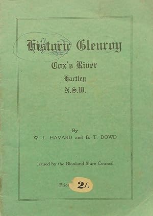 Seller image for Historic Glenroy, Cox's River. for sale by Banfield House Booksellers