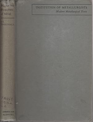 Image du vendeur pour The Mechanical Properties of Metals: Assessment and Significance mis en vente par Jonathan Grobe Books