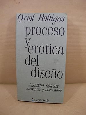 Imagen del vendedor de PROCESO Y ERTICA DEL DISEO. a la venta por LIBRERIA ANTICUARIA LUCES DE BOHEMIA
