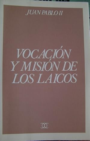 Seller image for VOCACION Y MISION DE LOS LAICOS EN LA IGLESIA for sale by Herr Klaus Dieter Boettcher