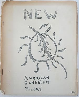 Seller image for New American and Canadian Poetry (No. 1 Sept. 1966) for sale by Mare Booksellers ABAA, IOBA