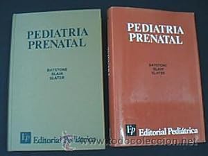 Seller image for PEDIATRA PRENATAL. BATSTONE, Gifford F. BLAIR, Alastair W. SLATER, Jack M. Versin espaola de Flix Snchez Carranza. Editorial Peditrica, Barcelona, 1972. 260 pginas con figuras y tablas en texto. Tamao cuarta. Tapa dura forrada en simil piel marrn con caracteres impresos en verde. Sobrecubiertas originales. Escasas seales de buen uso. En la foto el libro junto a sus sobrecubiertas. Ejemplar raro y muy escaso. for sale by Librera Anticuaria Ftima