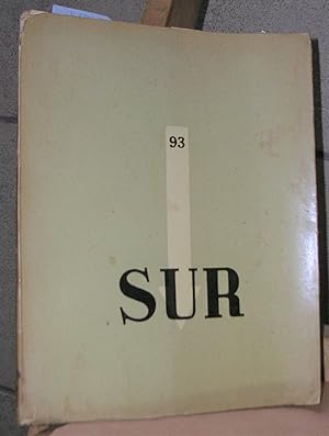 Seller image for SUR Revista mensual publicada bajo la direccin de Victoria Ocampo Junio 1942 n 93 for sale by LLIBRES del SENDERI