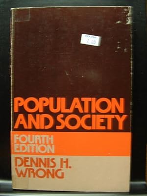 Seller image for POPULATION AND SOCIETY for sale by The Book Abyss