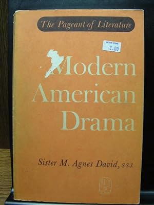 Image du vendeur pour MODERN AMERICAN DRAMA mis en vente par The Book Abyss