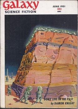 Bild des Verkufers fr GALAXY Science Fiction: June 1951 ("Mars Child" - vt .- "Outpost Mars", vt. "Sin in Space") zum Verkauf von Books from the Crypt