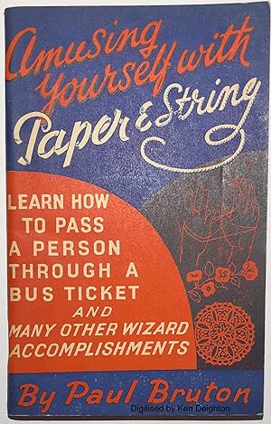 Seller image for Amusing Yourself With Paper & String VERY SCARCE for sale by Deightons
