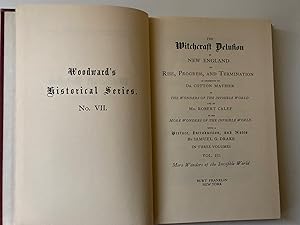 Seller image for The Witchcraft Delusion in New England, Volume III for sale by M.S.  Books