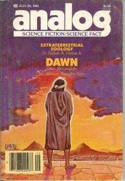 Image du vendeur pour ANALOG Science Fiction/ Science Fact: July 1981 mis en vente par Books from the Crypt