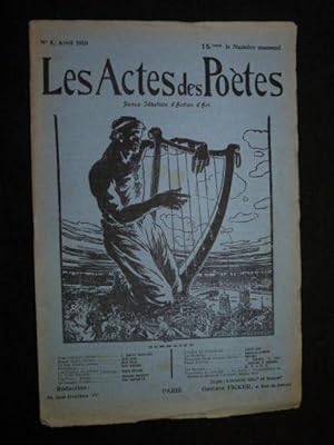 Les actes des poètes N°5, revue idéaliste d'action d'art