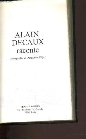 Bild des Verkufers fr RACONTE. zum Verkauf von Le-Livre