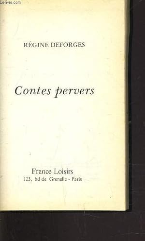Image du vendeur pour CONTES PERVERS. mis en vente par Le-Livre