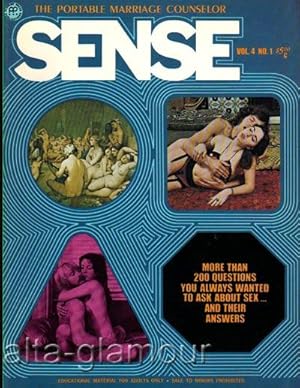 Imagen del vendedor de SENSE; The Portable Marriage Counselor Vol. 4, No. 1, July/August 1973 a la venta por Alta-Glamour Inc.