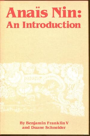 Seller image for Anais Nin: An Introduction for sale by Dearly Departed Books