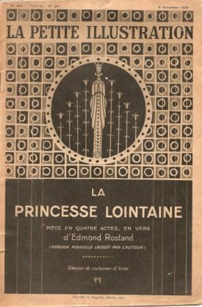 Seller image for La Princesse Lointaine (Piece en Quatre Actes, en Vers - Version Nouvelle Laissee par l'Auteur, Decors et Costumes d'Erte) [La Petite Illustration, No. 454, 9 Novembre, 1929] for sale by Works on Paper