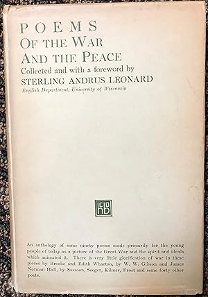 Seller image for Poems of the War and the Peace for sale by Burke's Books