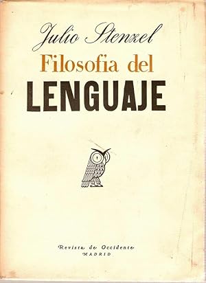 Seller image for FILOSOFA DEL LENGUAJE for sale by Palabras & Cosas
