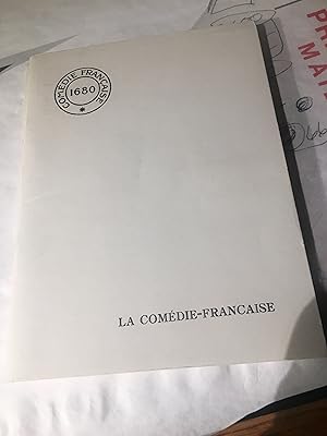 Imagen del vendedor de La Comedie-Francaise a la venta por Bristlecone Books  RMABA