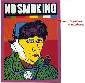 No Smoking: Van Gogh's "Self-Portrait with Bandaged Ear and Pipe" (SIGNED Limited Ed. Print)