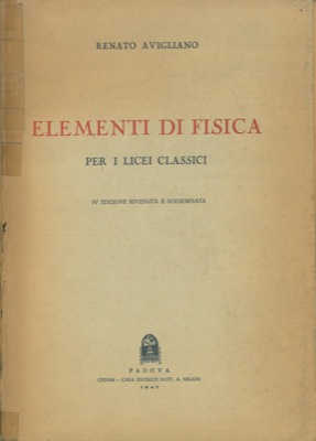 Elementi di fisica.