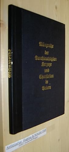 Münzreihe der Durchleuchtigsten Herzoge (Herzöge) und Churfürsten (Kurfürsten) in Baiern (Bayern).