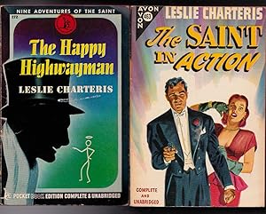The Saint - 2 titles in paperback: The Saint in Action and The Happy Highwayman