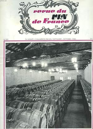 Image du vendeur pour REVUE DU VIN DE FRANCE N280, SEPT-OCT 1980. CHATEAU DASSAULT, UNE RENOVATION FONCTIONNELLE ET ESTHETIQUE/ DU SANG A LA UNE SUR A2/ LA SITUATION DU VIGNOBLE FIN AOT/ LES HOMMES DU VIN par G.-A. AOUST/ LE GAILLAC ROUGE/ CONCOURS MEILLEUR SOMMELIER /. mis en vente par Le-Livre