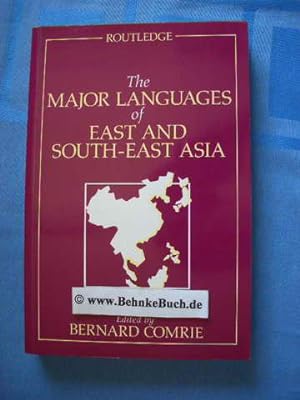 The major languages of East and South-east Asia.