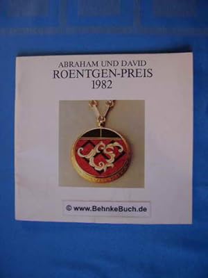 Seller image for Abraham und David Roentgen-Preis 1982. for sale by Antiquariat BehnkeBuch